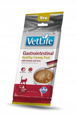 VET LIFE CAT GASTROINTESTINAL CREAMY TREAT WITH CH ICKEN &amp; TUNA 60 GR
