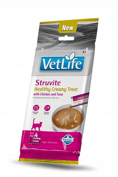 VET LIFE CAT STRUVITE CREAMY TREAT WITH CHICKEN &amp; TUNA 60 GR