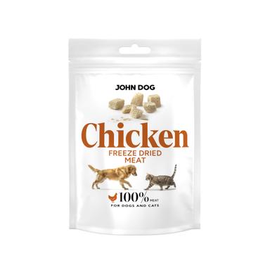 Liofilizowany przysmak dla psa i kota Pierś z kurczaka 30 g John Dog Freeze Dried