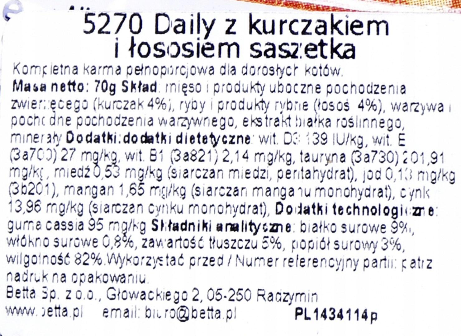 ALMO DAILY KURCZAK / ŁOSOŚ 70g