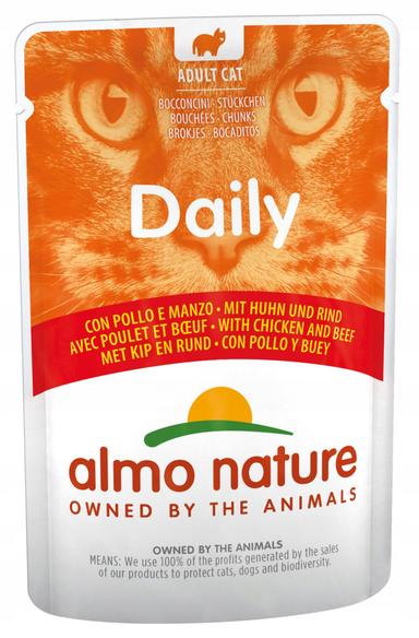 ALMO DAILY KURCZAK/WOŁOWINA 70g