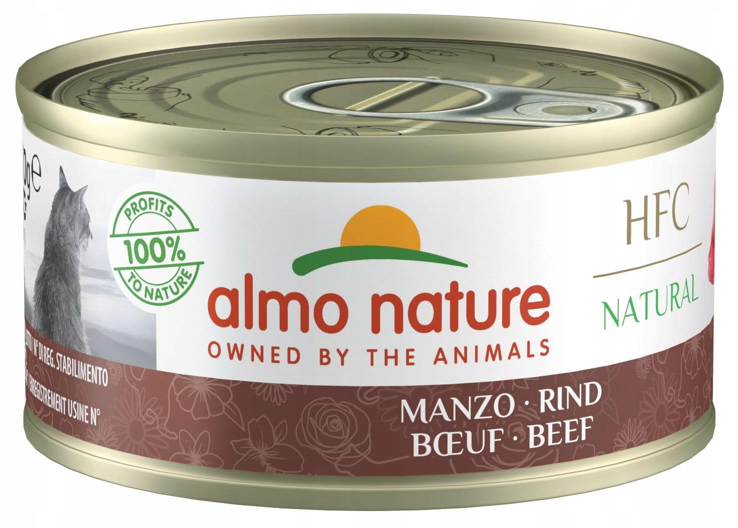 ALMO HFC-NATURAL-WOŁOWINA 70g