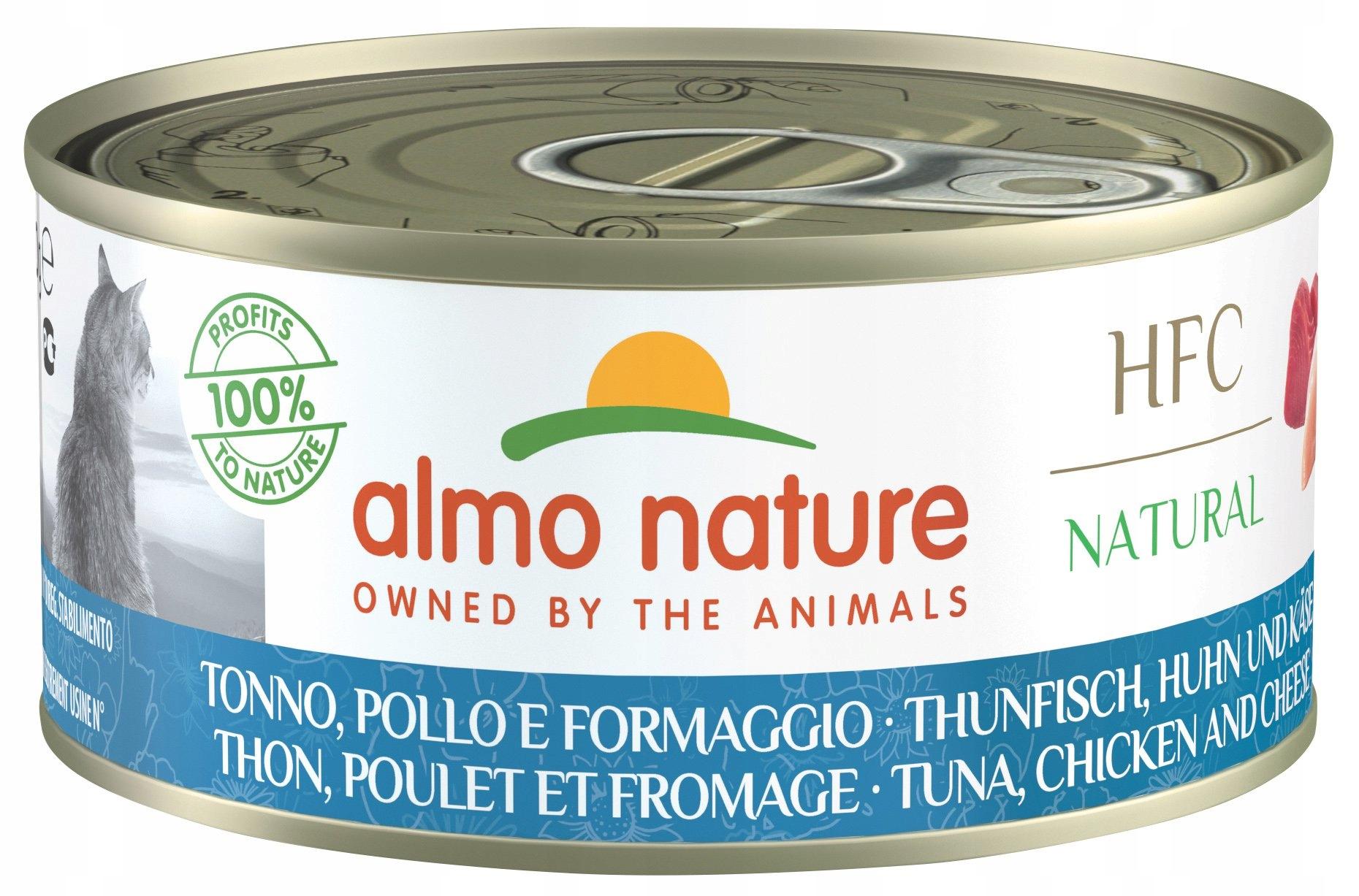 ALMO HFC-NATURAL TUŃCZYK/ KURCZAK/SER 150g