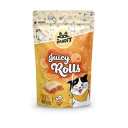 Przysmaki dla kota mięsne smakołyki z żółtkiem Mr. Bandit Juicy Rolls 40g Przysmaki dla kota mięsne smakołyki z żółtkiem Mr. Bandit Juicy Rolls 40g