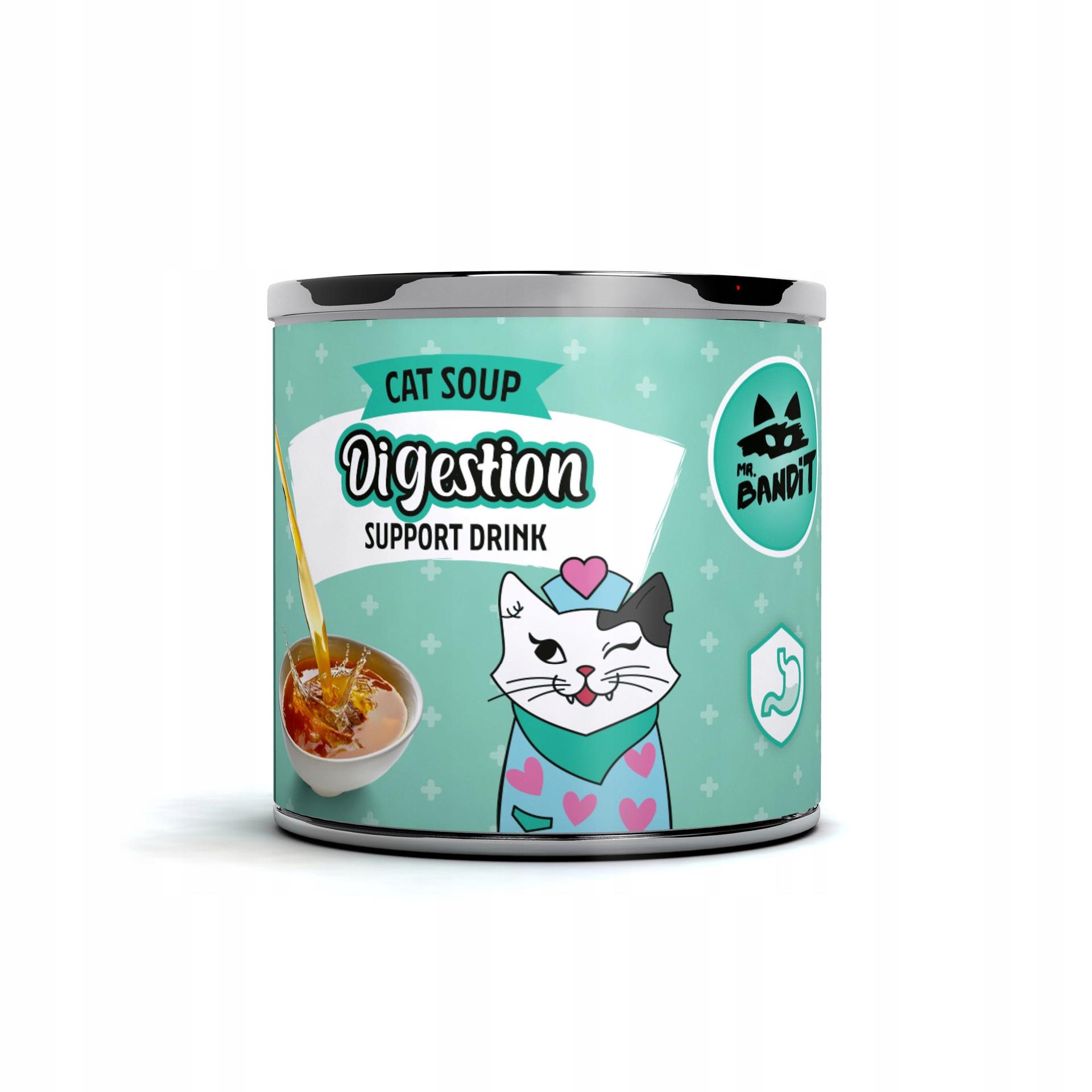 Mr. Bandit Chicken DIGESTION Support drink for cats – napój funkcjonalny Mr. Bandit Chicken DIGESTION Support drink for cats – napój funkcjonalny