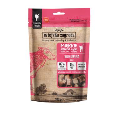 Wiejska Zagroda Przysmaki Miękkie Kąski Dla Kota Wołowina 80g Wiejska Zagroda Przysmaki Miękkie Kąski Dla Kota Wołowina 80g
