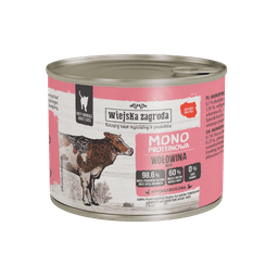 WIEJSKA ZAGRODA MONO Karma kota Wołowina 200g WIEJSKA ZAGRODA MONO Karma kota Wołowina 200g