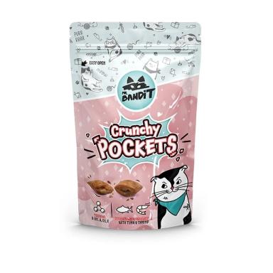MR. BANDIT CRUNCHY POCKETS PRZYSMAK smaczek dla KOTA tuńczyk krewetka 40g MR. BANDIT CRUNCHY POCKETS PRZYSMAK smaczek dla KOTA tuńczyk krewetka 40g