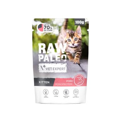 RAW PALEO KITTEN CAT PORK 100g – mokra karma dla kociąt – wieprzowina RAW PALEO KITTEN CAT PORK 100g – mokra karma dla kociąt – wieprzowina