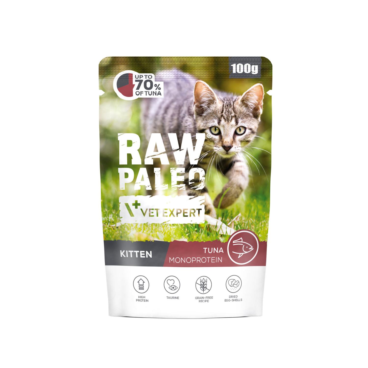 RAW PALEO KITTEN CAT TUNA 100g – mokra karma dla kociąt – tuńczyk RAW PALEO KITTEN CAT TUNA 100g – mokra karma dla kociąt – tuńczyk