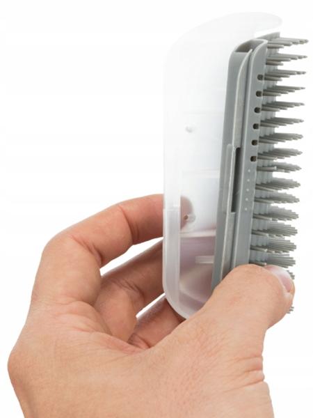 Szczotka narożna dla kotów szara Szczotka narożna dla kotów szara