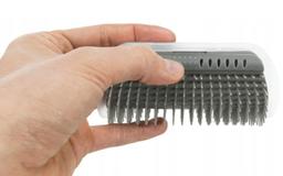 Szczotka narożna dla kotów szara Szczotka narożna dla kotów szara