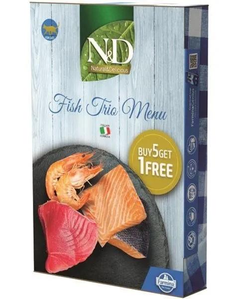 N&D NATURAL FISH TRIO MENU 6 PCS N&D NATURAL FISH TRIO MENU 6 PCS