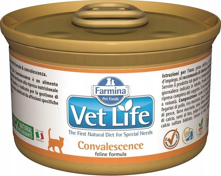 VET LIFE NATURAL DIET CAT CONVALESCENCE 85 GR VET LIFE NATURAL DIET CAT CONVALESCENCE 85 GR