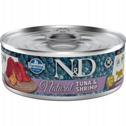 N&D CAT NATURAL TUNA & SHRIMP 70 GR N&D CAT NATURAL TUNA & SHRIMP 70 GR