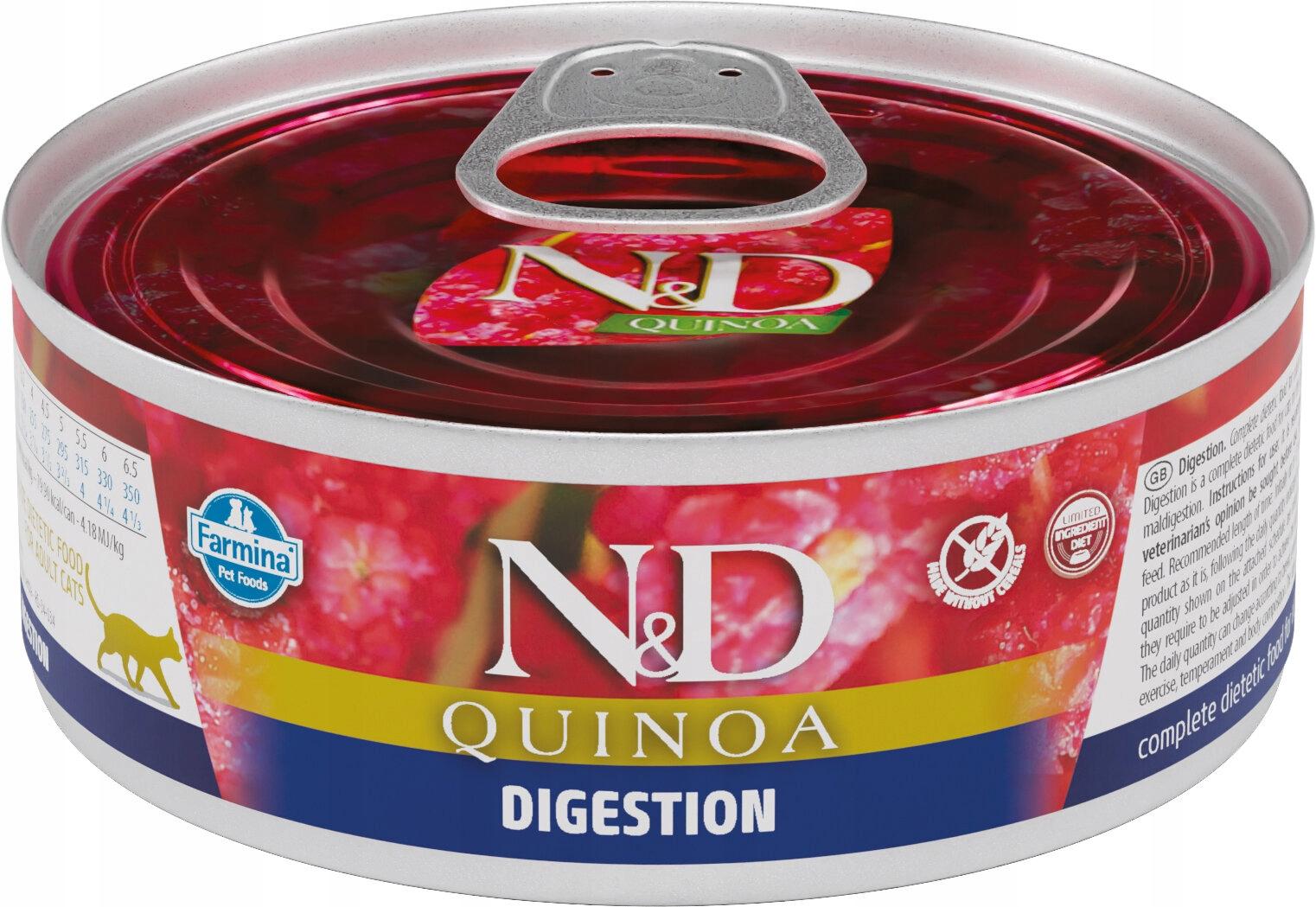 N&D CAT QUINOA DIGESTION 80 GR N&D CAT QUINOA DIGESTION 80 GR