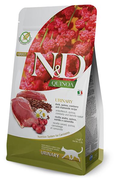 N&D CAT QUINOA URINARY DUCK, CRANBERRY ADULT KG 1,5 N&D CAT QUINOA URINARY DUCK, CRANBERRY ADULT KG 1,5