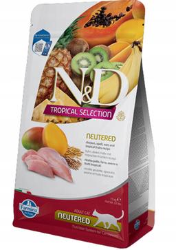 ND TROPICAL CAT CHICKEN NEUTERED KG 1.5 ND TROPICAL CAT CHICKEN NEUTERED KG 1.5