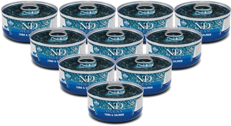 N&D CAT OCEAN TUNA & SALMON 70 GR N&D CAT OCEAN TUNA & SALMON 70 GR