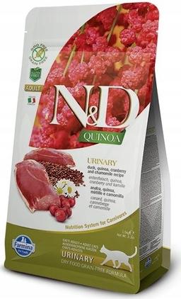N&D CAT QUINOA URINARY DUCK, CRANBERRY ADULT KG 1,5 N&D CAT QUINOA URINARY DUCK, CRANBERRY ADULT KG 1,5
