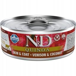 N&D CAT QUINOA VENISON & COCONUT 80 GR N&D CAT QUINOA VENISON & COCONUT 80 GR