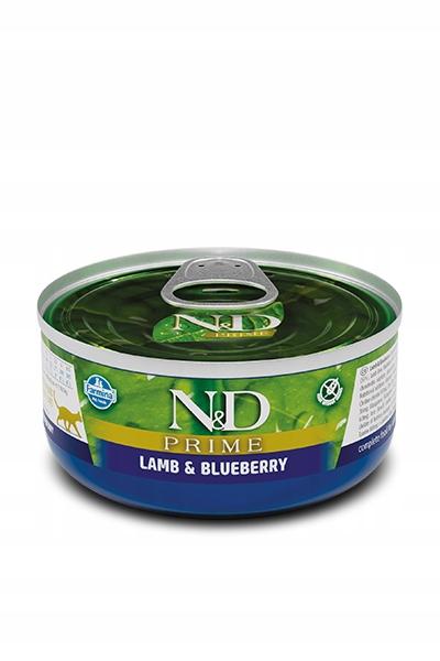 N&D CAT PRIME LAMB & BLUEBERRY 70 GR N&D CAT PRIME LAMB & BLUEBERRY 70 GR