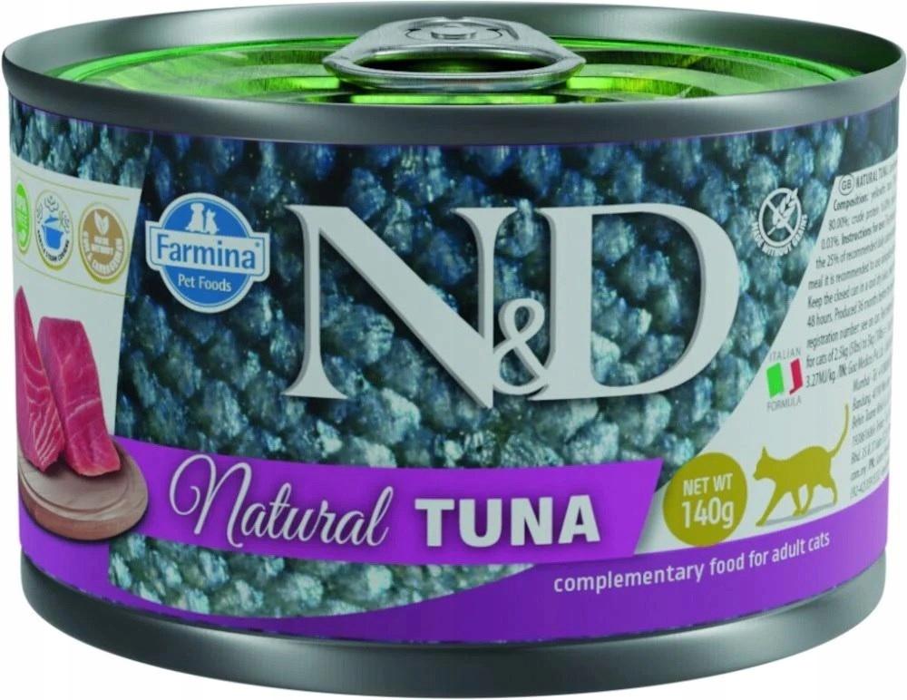 N&D CAT NATURAL TUNA 140 GR N&D CAT NATURAL TUNA 140 GR
