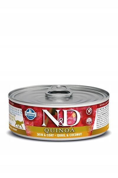 N&D CAT QUINOA QUAIL & COCONUT 80 GR N&D CAT QUINOA QUAIL & COCONUT 80 GR