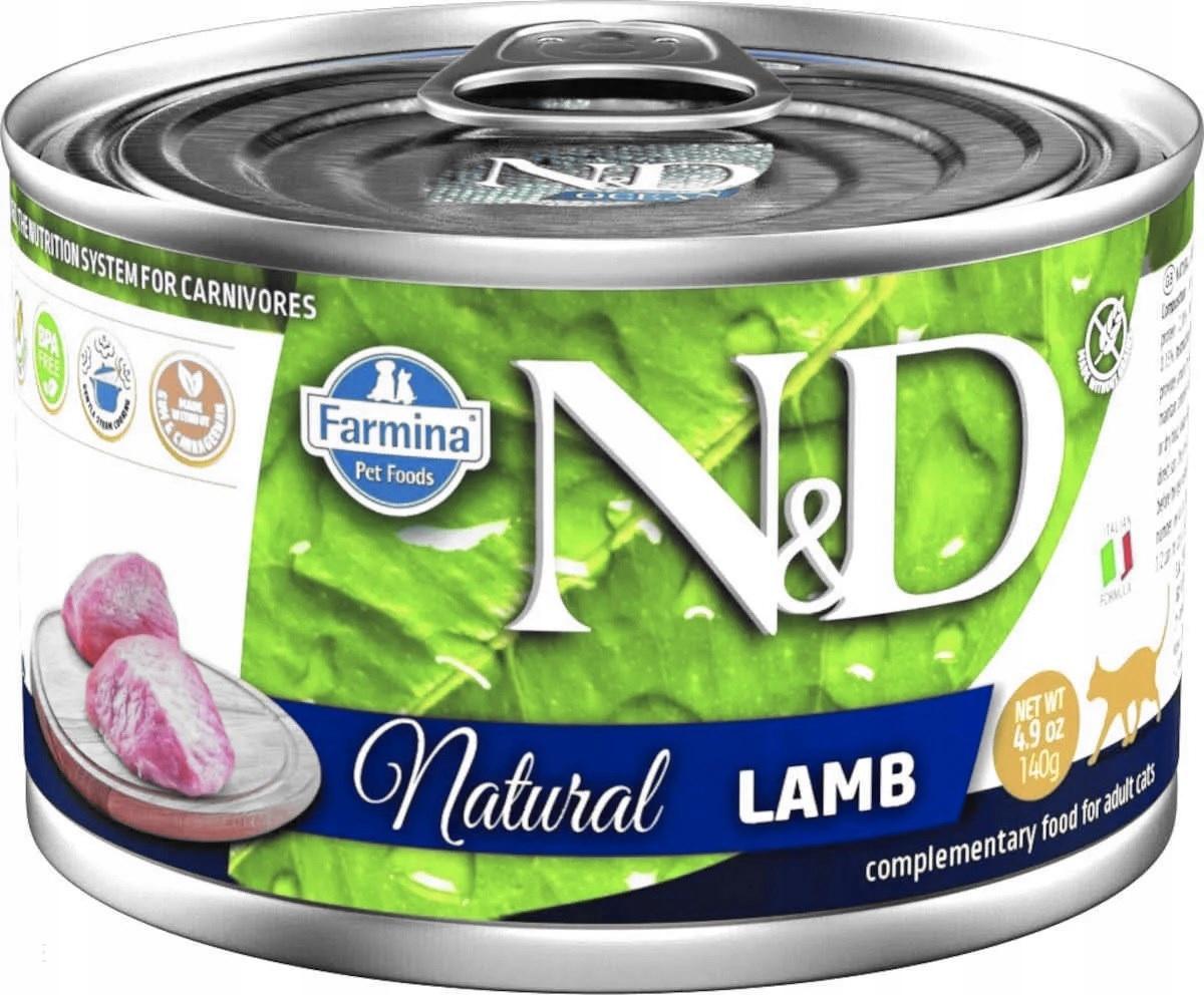 N&D CAT NATURAL LAMB 140 GR N&D CAT NATURAL LAMB 140 GR