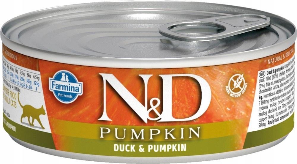 N&D CAT DUCK & PUMPKIN 70 GR N&D CAT DUCK & PUMPKIN 70 GR