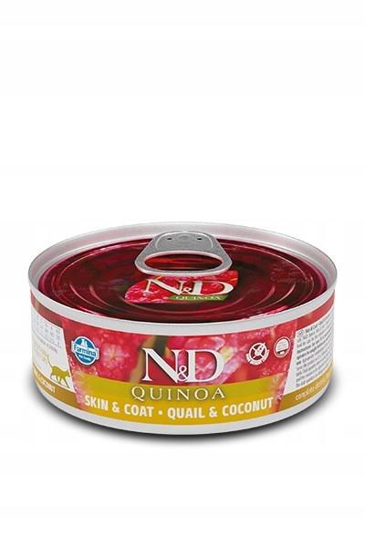 N&D CAT QUINOA QUAIL & COCONUT 80 GR N&D CAT QUINOA QUAIL & COCONUT 80 GR