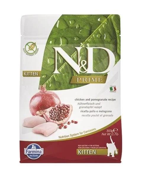 N&D PRIME CAT CHICKEN & POMEGRANATE KITTEN 300G N&D PRIME CAT CHICKEN & POMEGRANATE KITTEN 300G