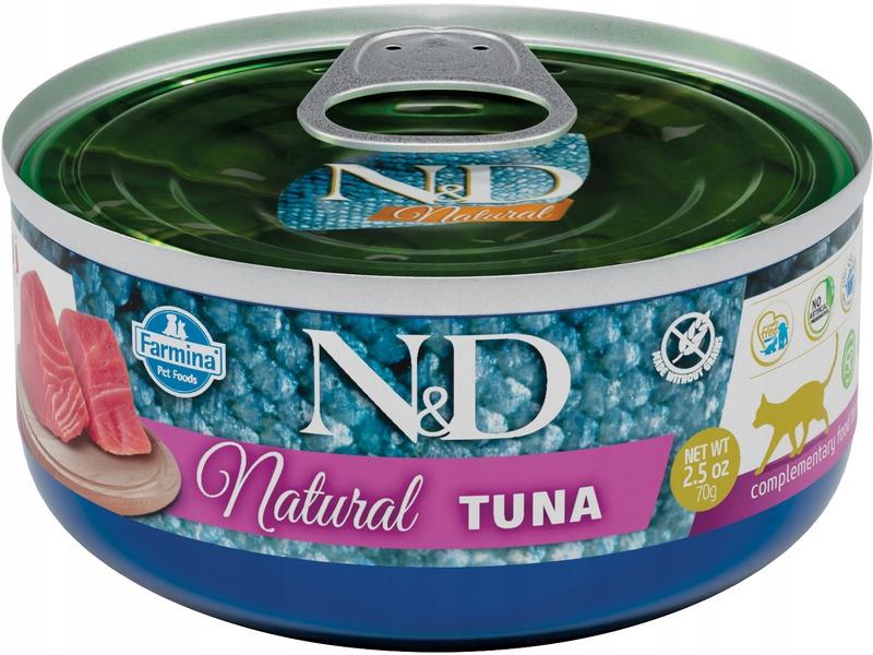 N&D CAT NATURAL TUNA 70 GR N&D CAT NATURAL TUNA 70 GR