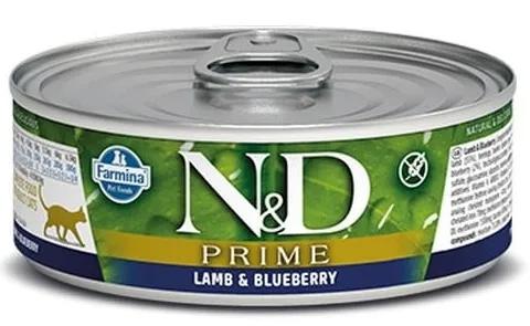 N&D CAT PRIME LAMB & BLUEBERRY 70 GR N&D CAT PRIME LAMB & BLUEBERRY 70 GR