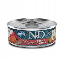 N&D CAT NATURAL TUNA & SALMON 70 GR N&D CAT NATURAL TUNA & SALMON 70 GR