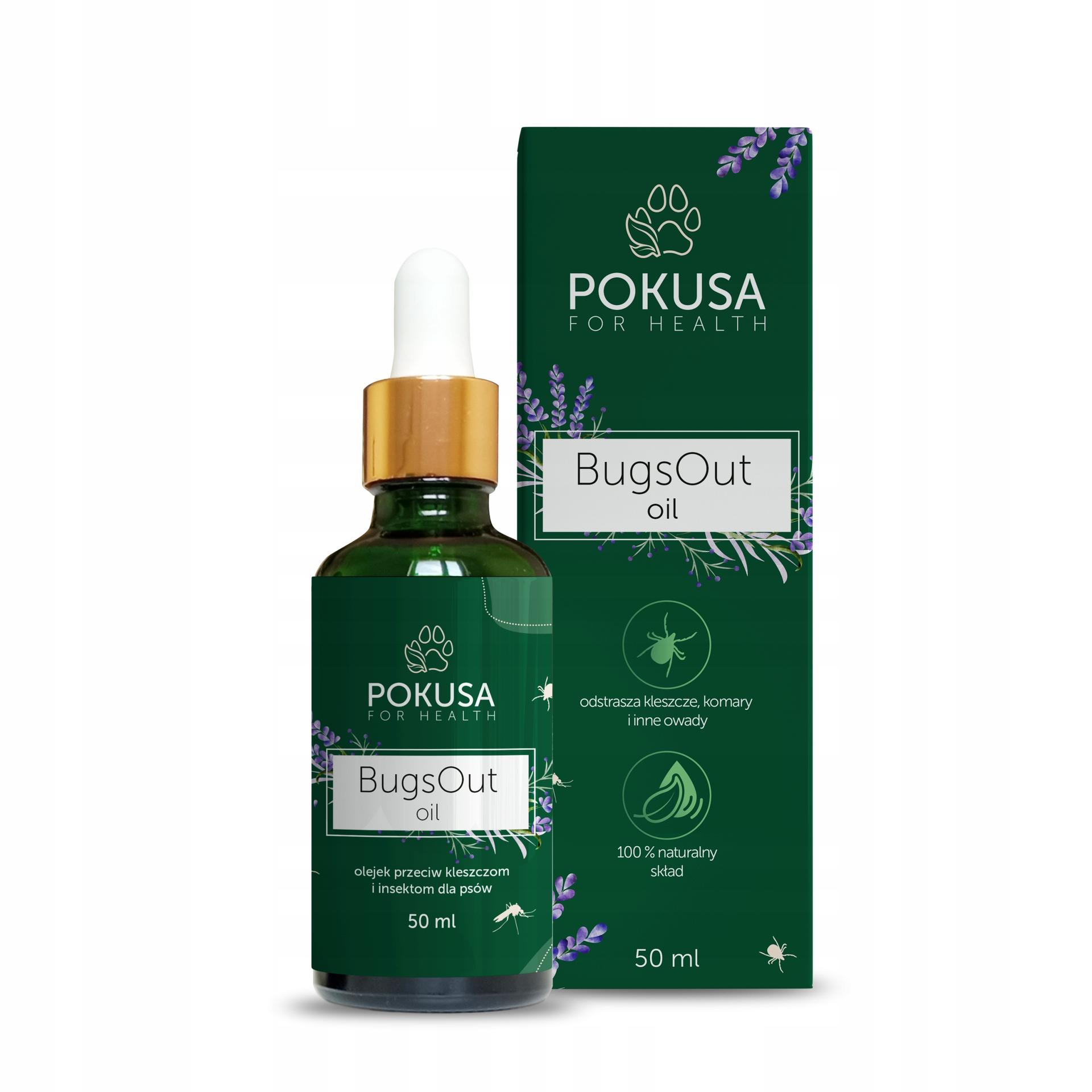 Poksa GreenLine BugsOut Oil 50 ml Poksa GreenLine BugsOut Oil 50 ml