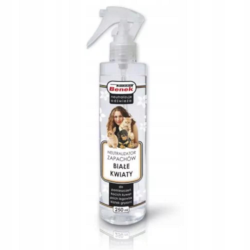 Super Benek Neutralizator Białe Kwiaty spray 250 ml Super Benek Neutralizator Białe Kwiaty spray 250 ml