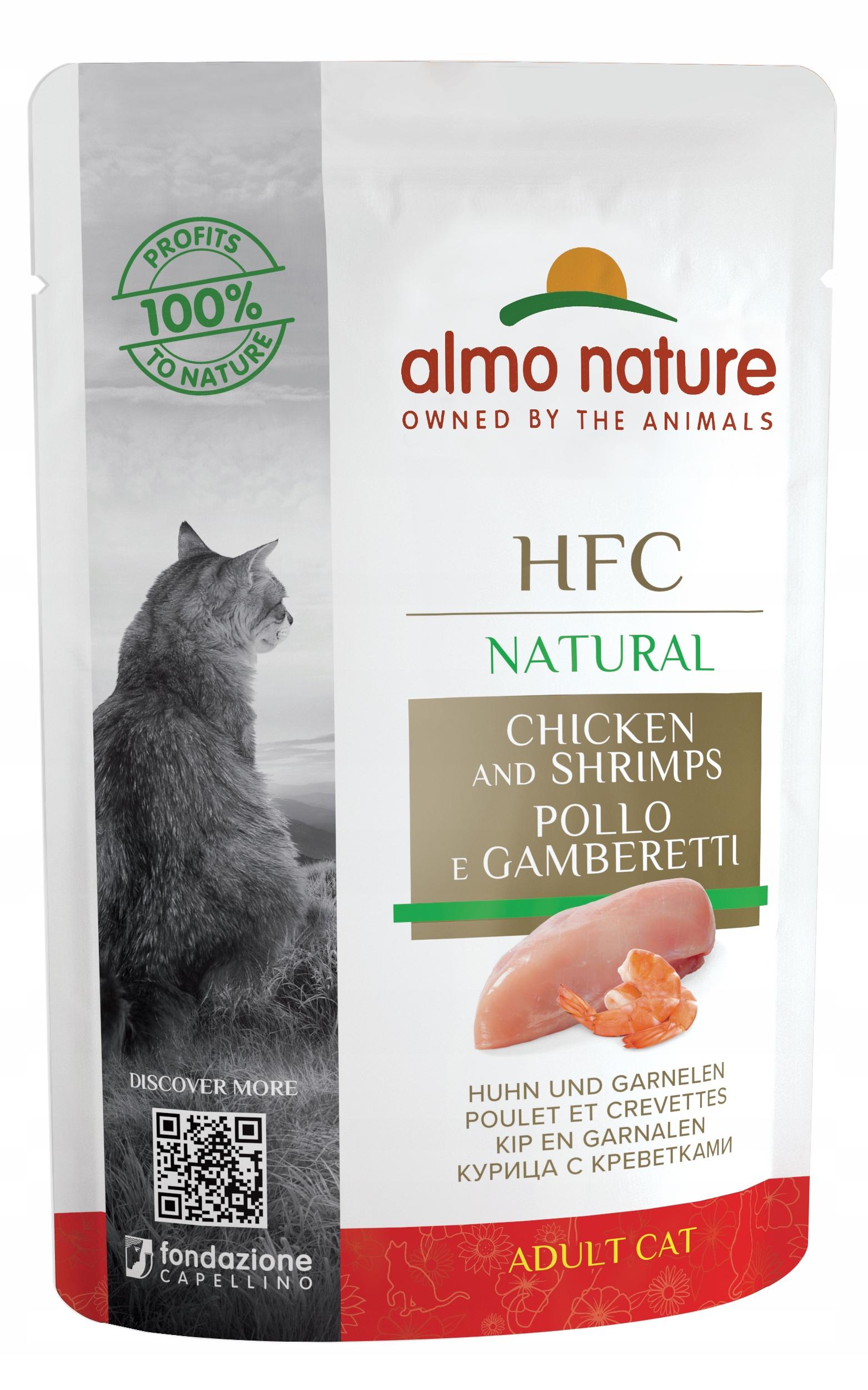 ALMO HFC NATURAL KURCZAK / KREWETKI 55g ALMO HFC NATURAL KURCZAK / KREWETKI 55g