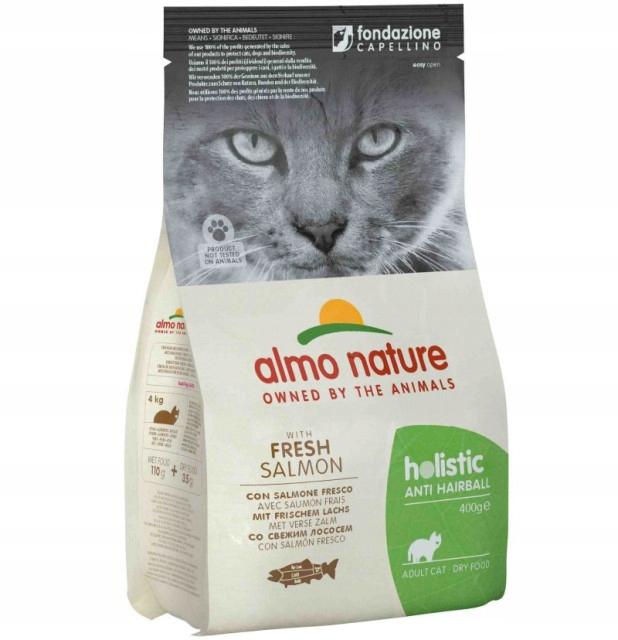 ALMO FUNCTIONAL DRY ANTI-HAIRBALL RYBA 400g ALMO FUNCTIONAL DRY ANTI-HAIRBALL RYBA 400g