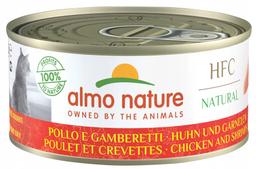 ALMO HFC-NATURAL-KURCZAK Z KREWETKAMI 150g ALMO HFC-NATURAL-KURCZAK Z KREWETKAMI 150g