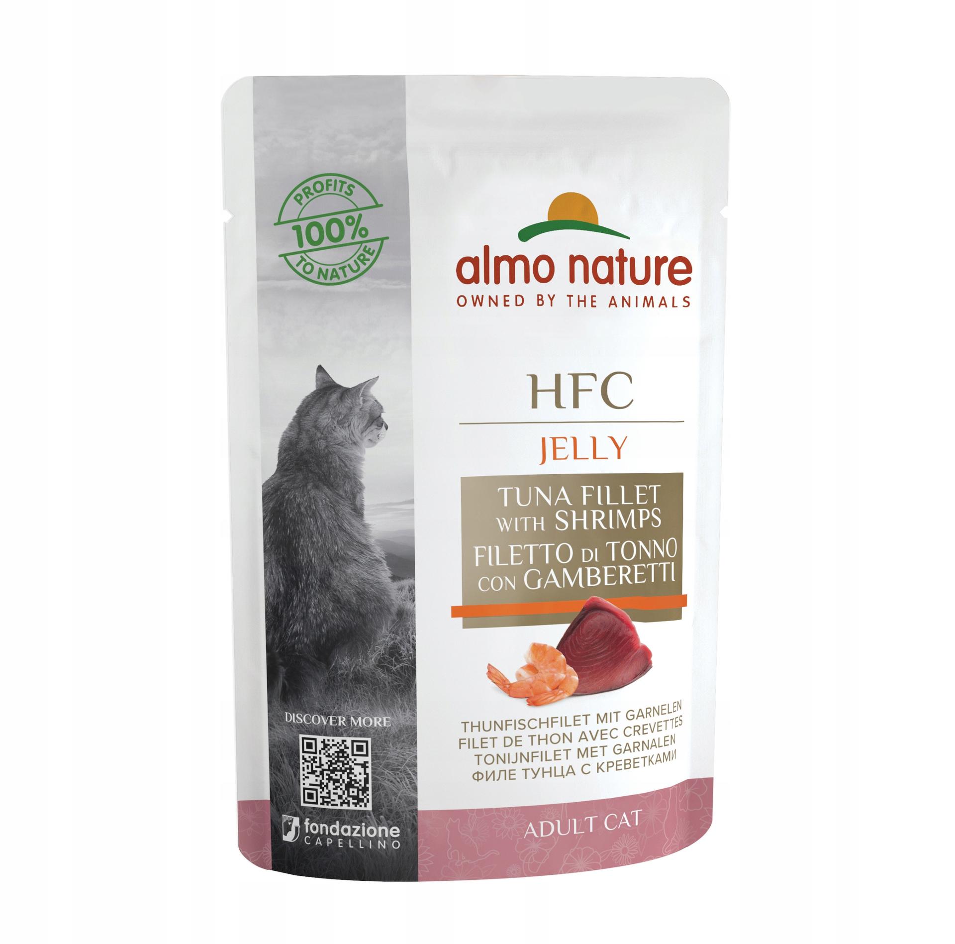 ALMO HFC JELLY TUŃCZYK/KREWETKI 55g ALMO HFC JELLY TUŃCZYK/KREWETKI 55g