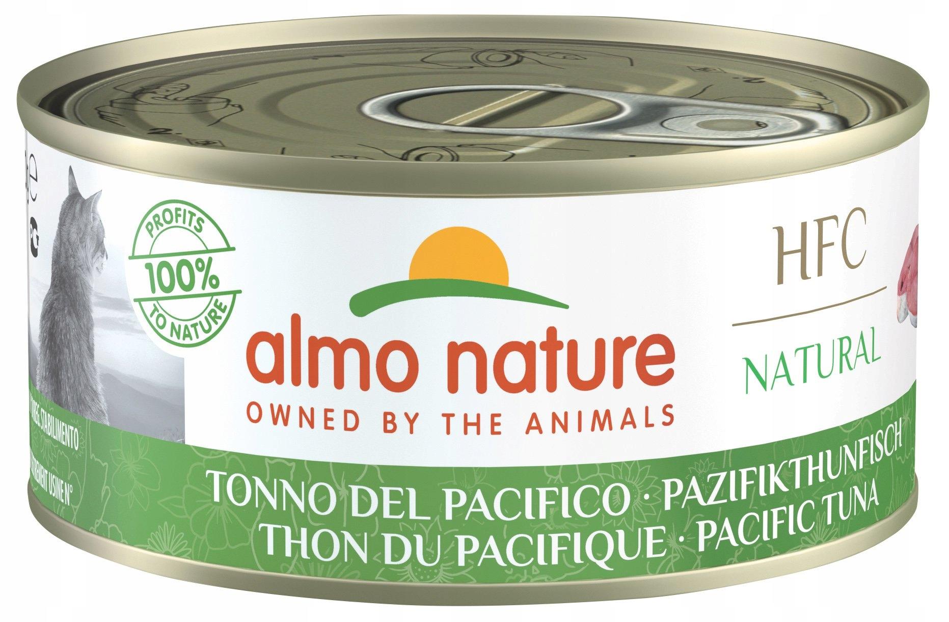 ALMO HFC-NATURAL-TUŃCZYK PACYFICZNY 150g ALMO HFC-NATURAL-TUŃCZYK PACYFICZNY 150g