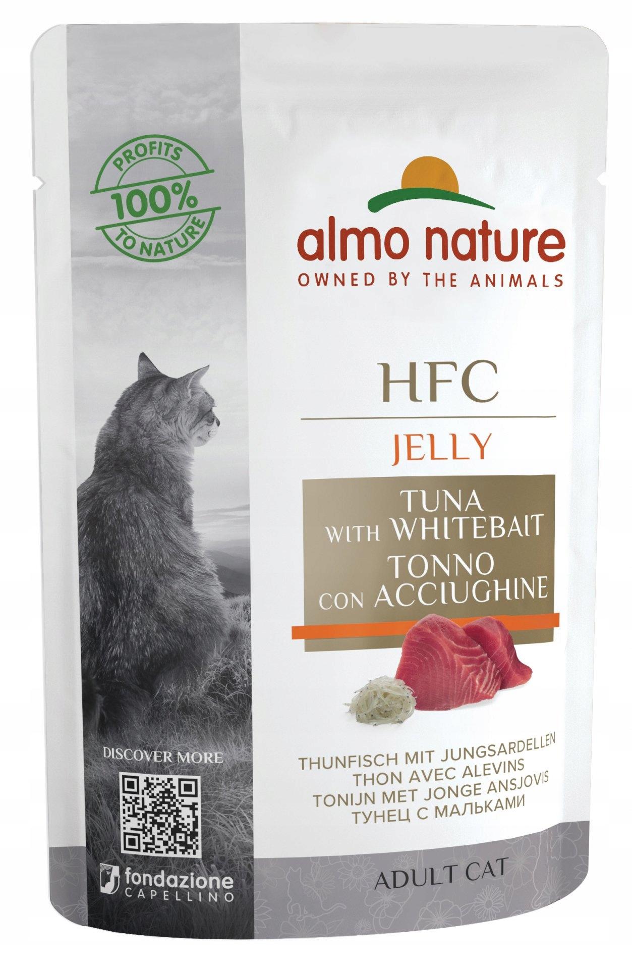 ALMO HFC JELLY TUŃCZYKI MŁ SARDYNKI 55g ALMO HFC JELLY TUŃCZYKI MŁ SARDYNKI 55g