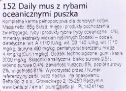 ALMO DAILY RYBY OCEANICZNE 85g ALMO DAILY RYBY OCEANICZNE 85g