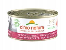 ALMO HFC NATURAL-TUŃCZYK Z KURCZAKIEM 150g ALMO HFC NATURAL-TUŃCZYK Z KURCZAKIEM 150g