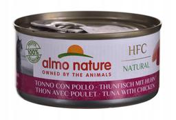 ALMO HFC NATURAL-TUŃCZYK Z KURCZAKIEM 150g ALMO HFC NATURAL-TUŃCZYK Z KURCZAKIEM 150g